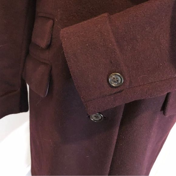 RALPH LAUREN Wine Wool Equestrian Riding Blazer Longer Coat Sz 6 NWOT - Picture 13 of 16